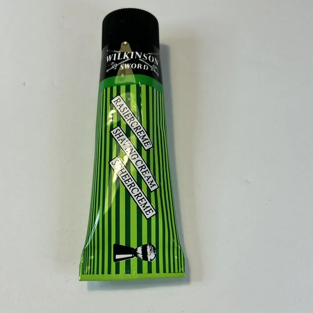 NEW Vintage American Airlines Travel Razor Wilkinson Sword Shaving Cream & Pouch